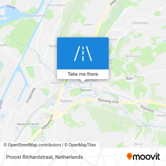 Proost Richardstraat map