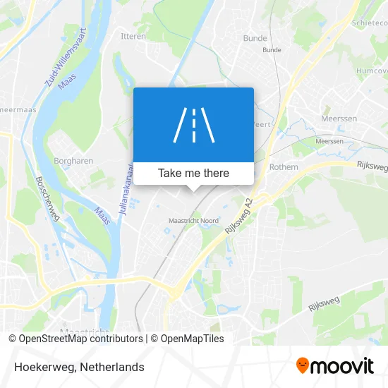 Hoekerweg map