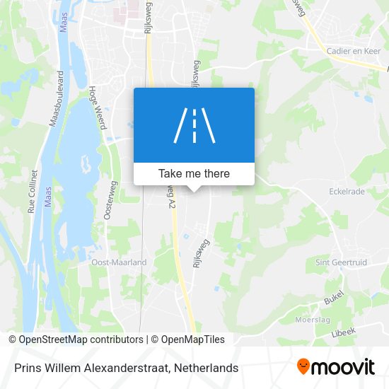 Prins Willem Alexanderstraat map