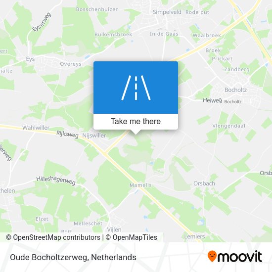 Oude Bocholtzerweg map