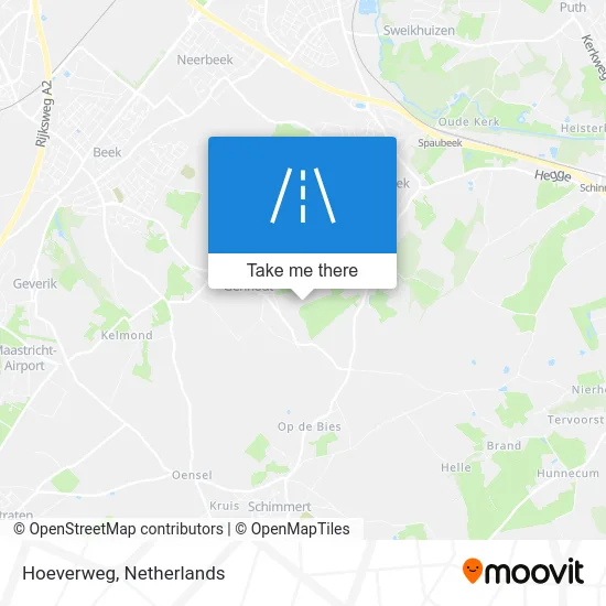 Hoeverweg map