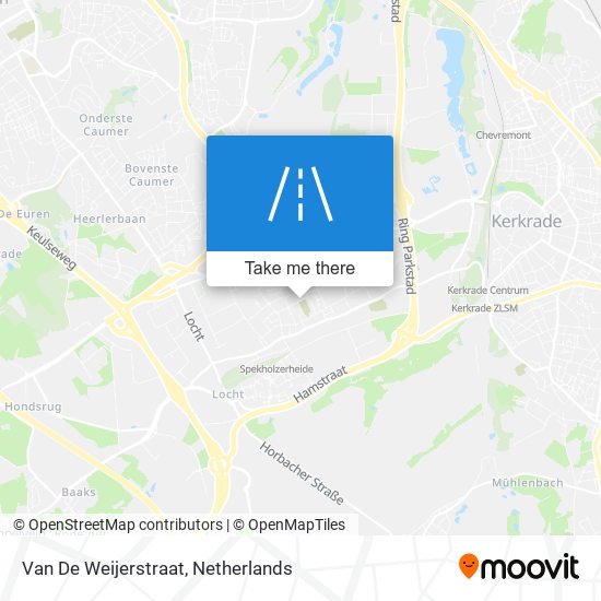 Van De Weijerstraat Karte
