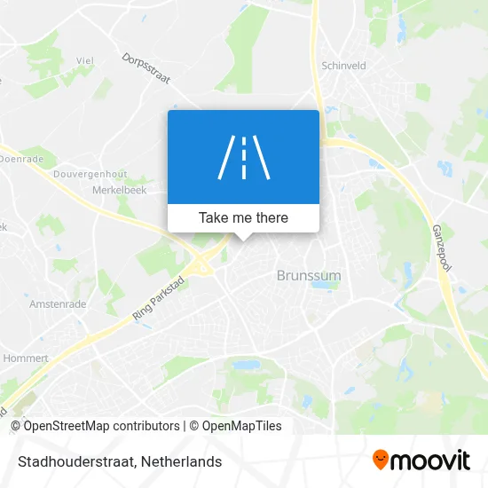 Stadhouderstraat map