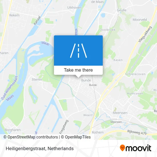 Heiligenbergstraat map