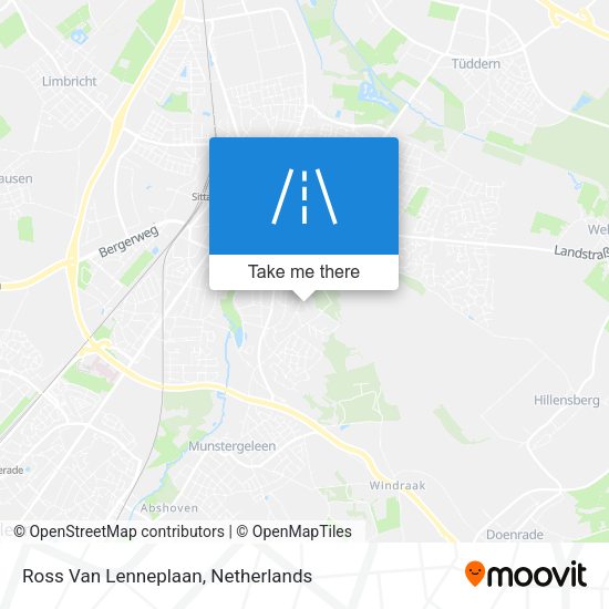 Ross Van Lenneplaan map