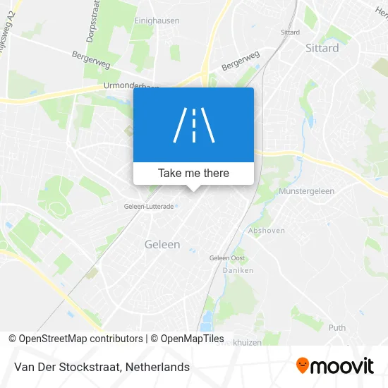 Van Der Stockstraat map