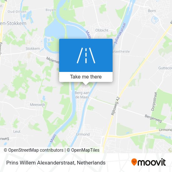 Prins Willem Alexanderstraat map
