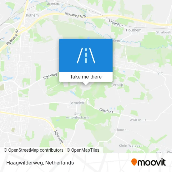 Haagwilderweg map