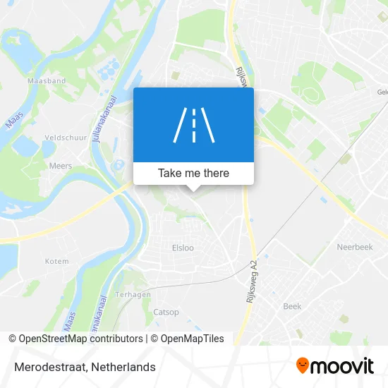 Merodestraat map