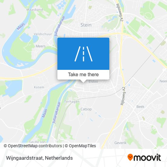 Wijngaardstraat map