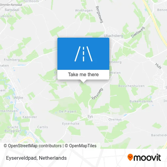 Eyserveldpad map