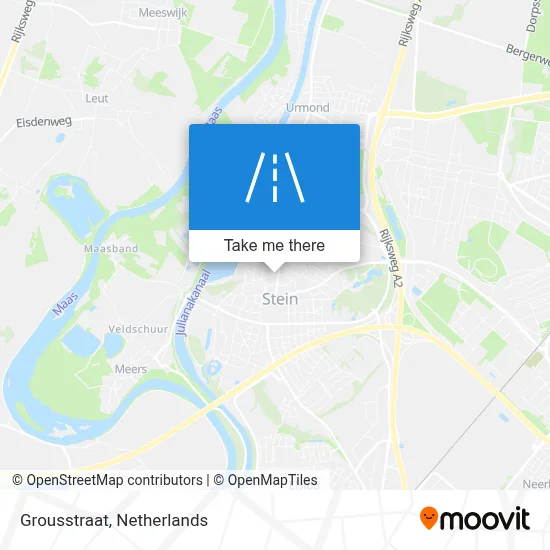 Grousstraat map