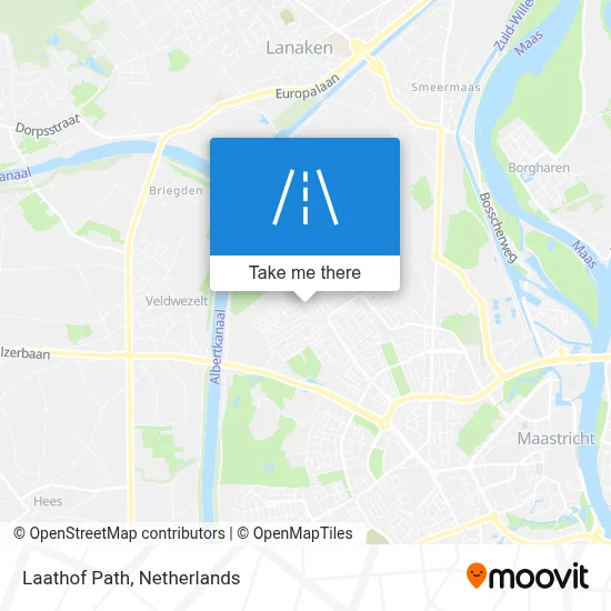 Laathofpad map