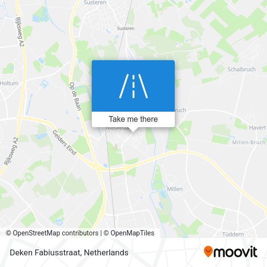 Deken Fabiusstraat map
