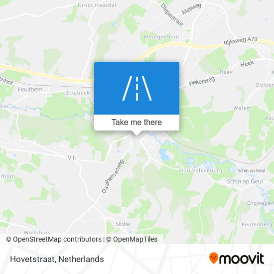 Hovetstraat map