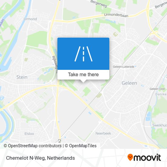 Chemelot N-Weg map