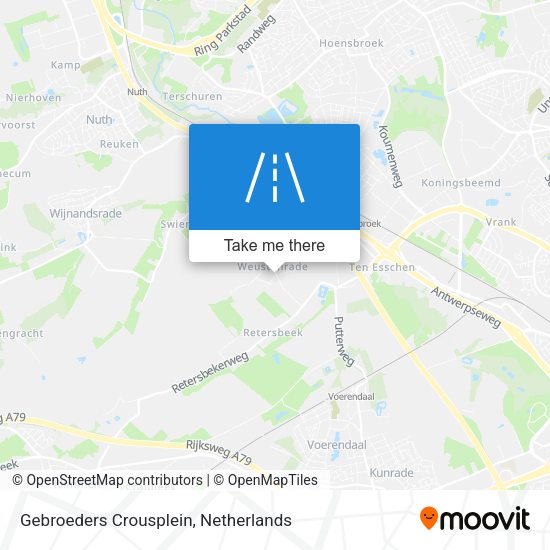 Gebroeders Crousplein map