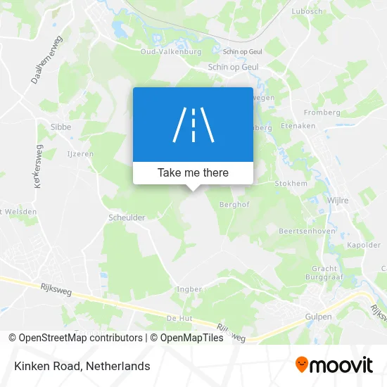 Kinkenweg map