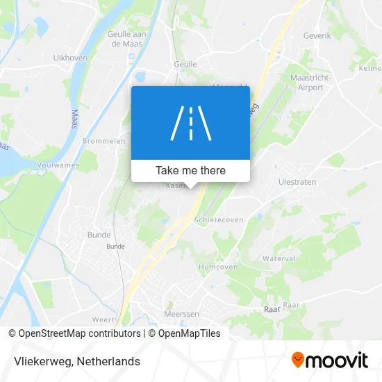 Vliekerweg map