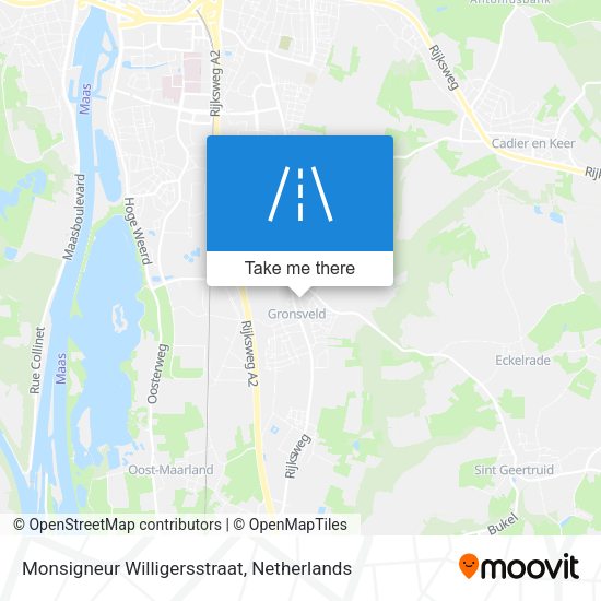 Monsigneur Willigersstraat map