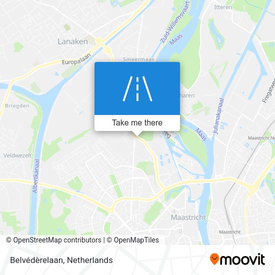 Belvédèrelaan map