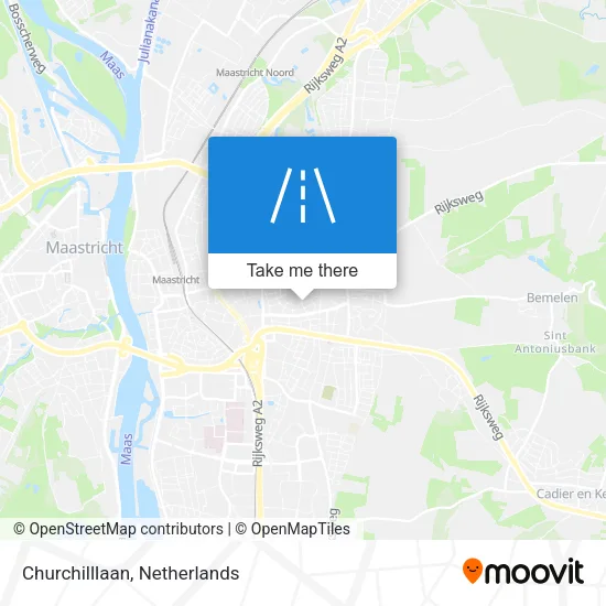 Churchilllaan map