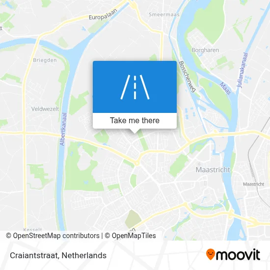 Craiantstraat map