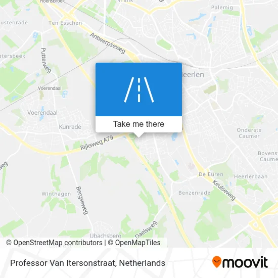 Professor Van Itersonstraat map