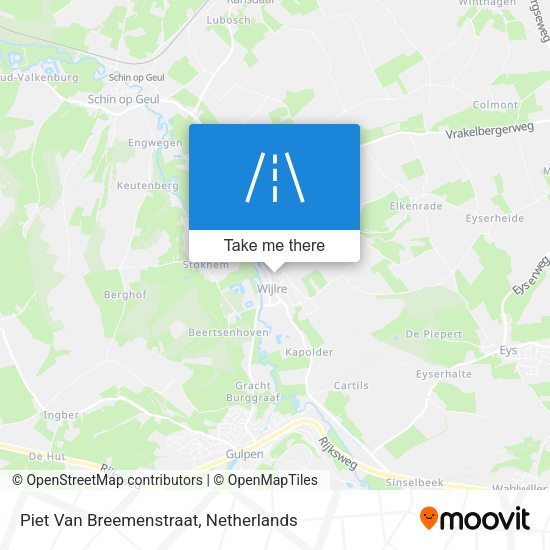 Piet Van Breemenstraat map