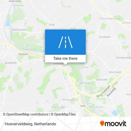 Hoeverveldweg map