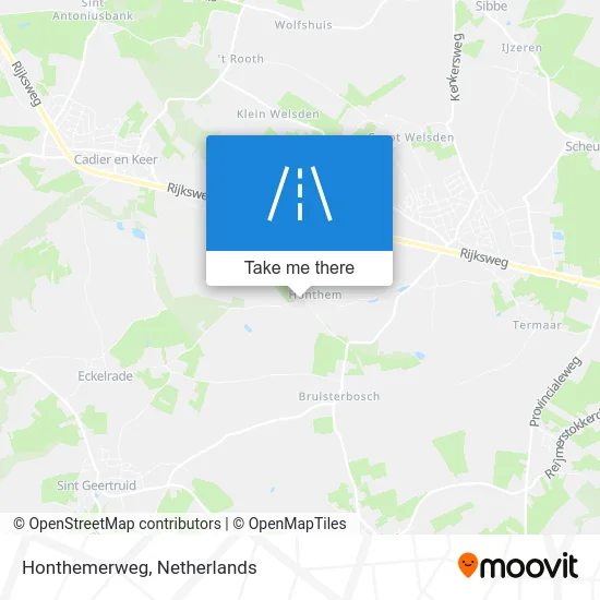Honthemerweg map