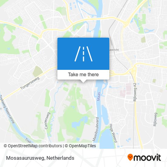 Mosasaurusweg map