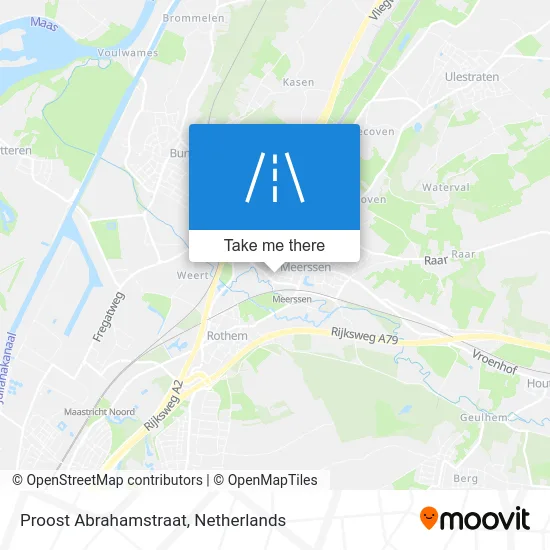 Proost Abrahamstraat map