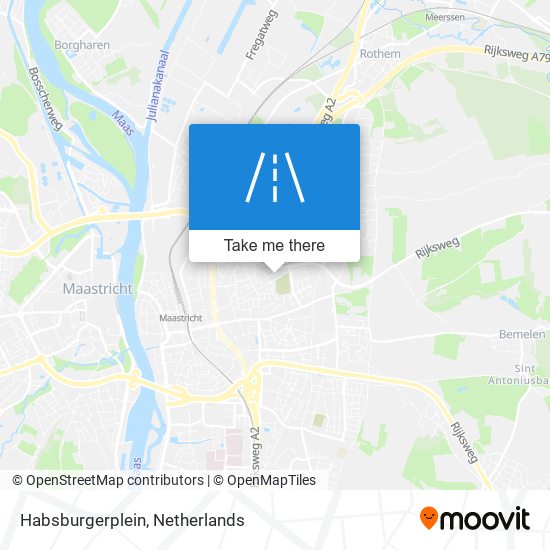 Habsburgerplein map