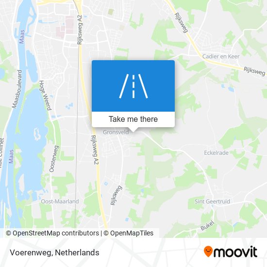 Voerenweg map