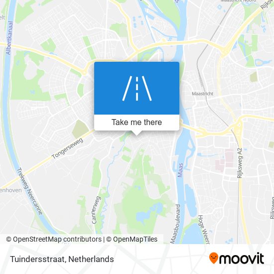 Tuindersstraat map