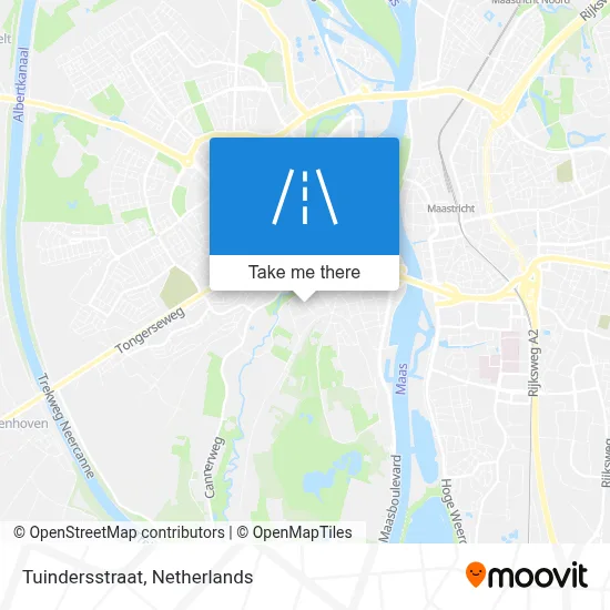 Tuindersstraat map