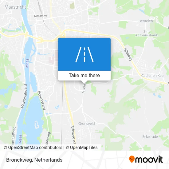 Bronckweg map