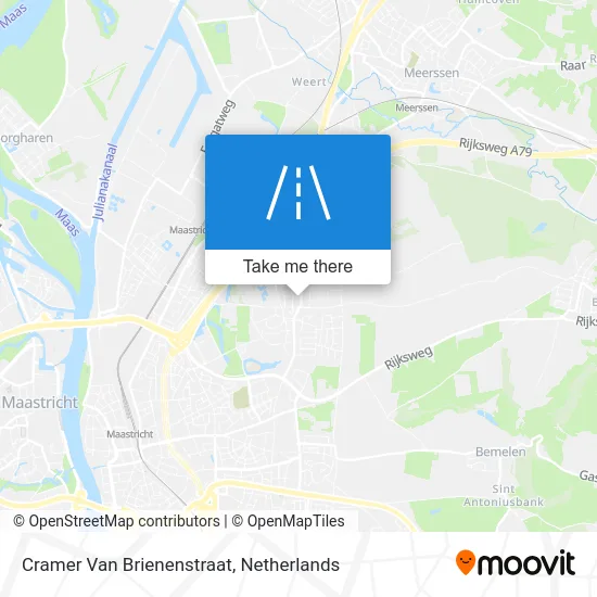 Cramer Van Brienenstraat map