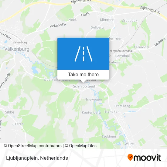 Ljubljanaplein map