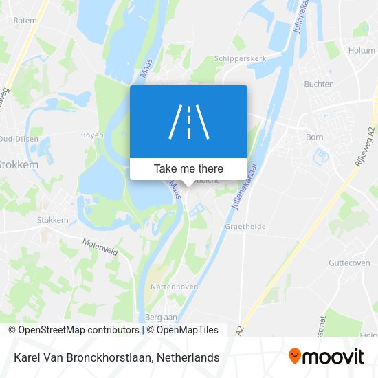 Karel Van Bronckhorstlaan map