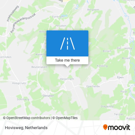 Hovisweg map