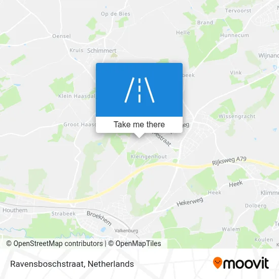 Ravensboschstraat map