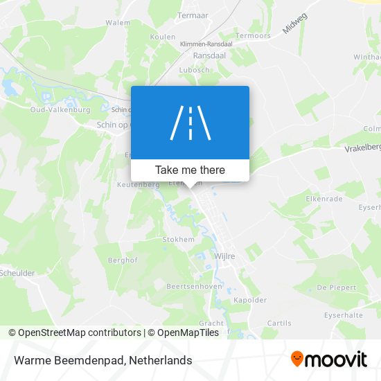 Warme Beemdenpad map