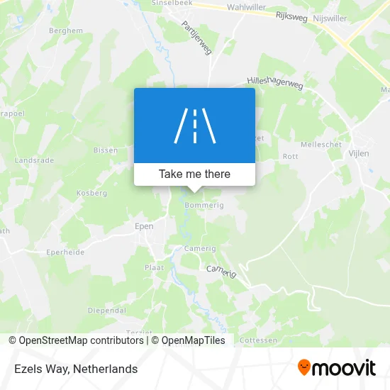 Ezelsweg map
