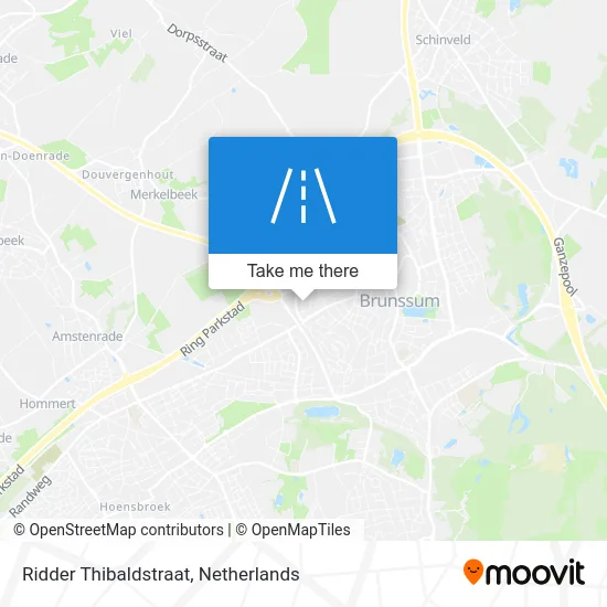 Ridder Thibaldstraat map