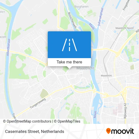 Kazemattenstraat map