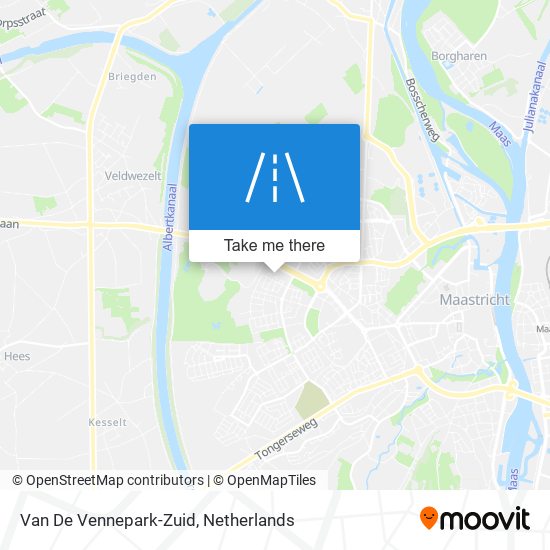 Van De Vennepark-Zuid map