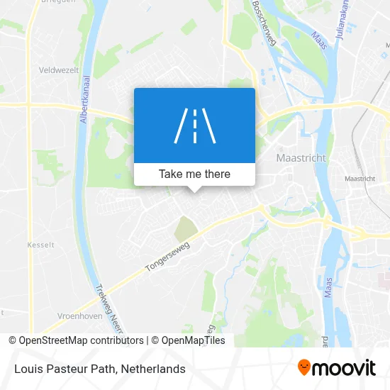 Louis Pasteurpad map