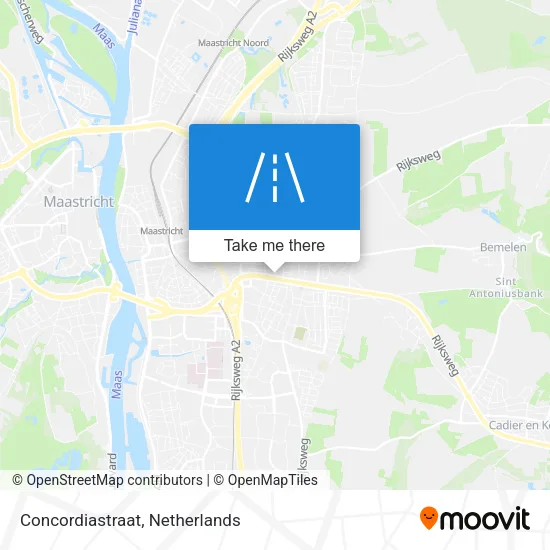 Concordiastraat map